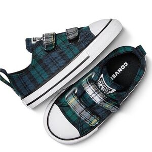 Converse Chuck Taylor sz 7C Sneakers - Blue Plaid